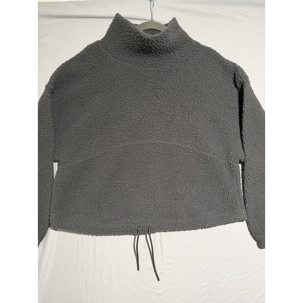old navy cozy pullover sweater, grey, women's medium